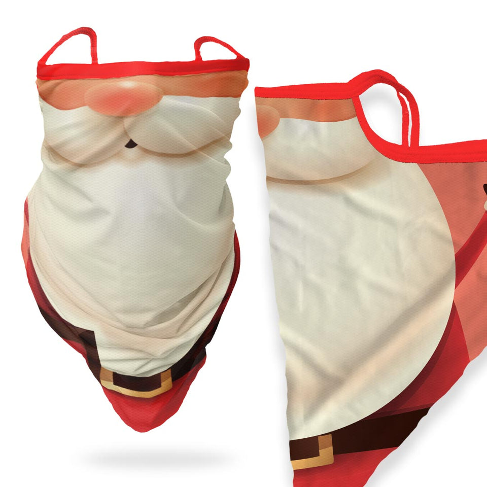 Small Santa 2 - Bandana - Neck Gaiter - Sleeve - Scarf