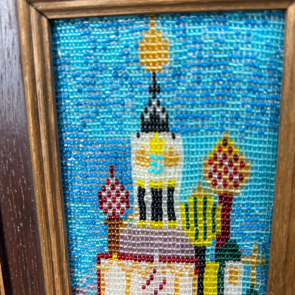 Russian Church - Vintage Mosaic - Framed