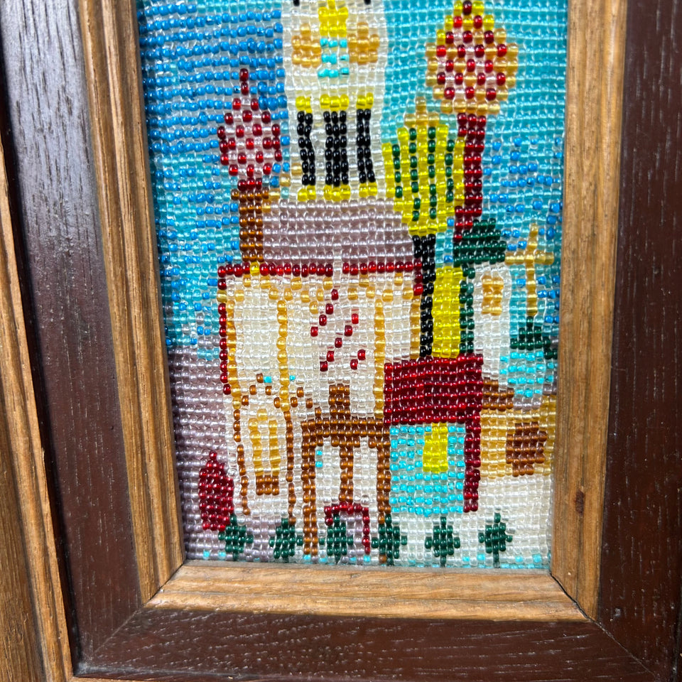 Russian Church - Vintage Mosaic - Framed