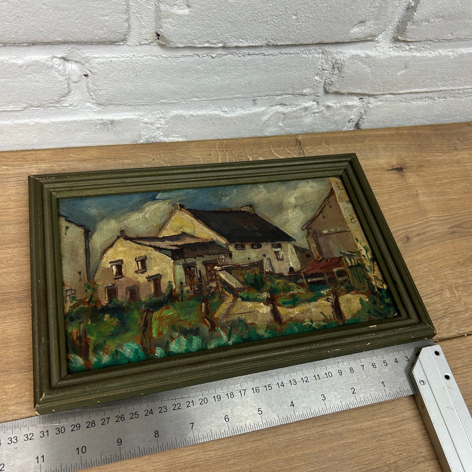 Small Dutch Farm oil painting