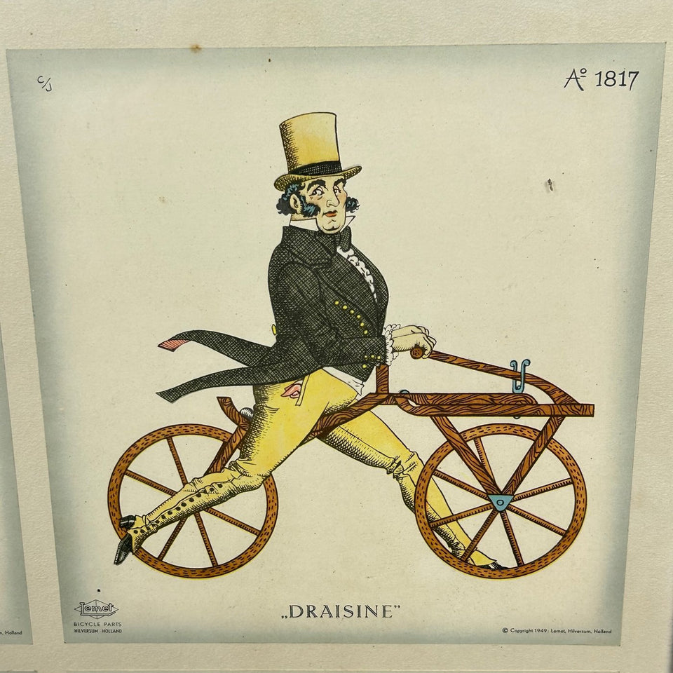 Lemet - Antique Bicycle prints