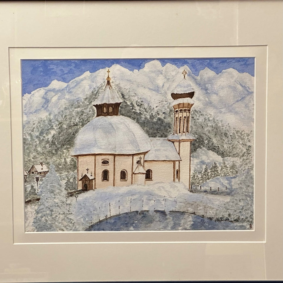 Els - Church in a winter landscape