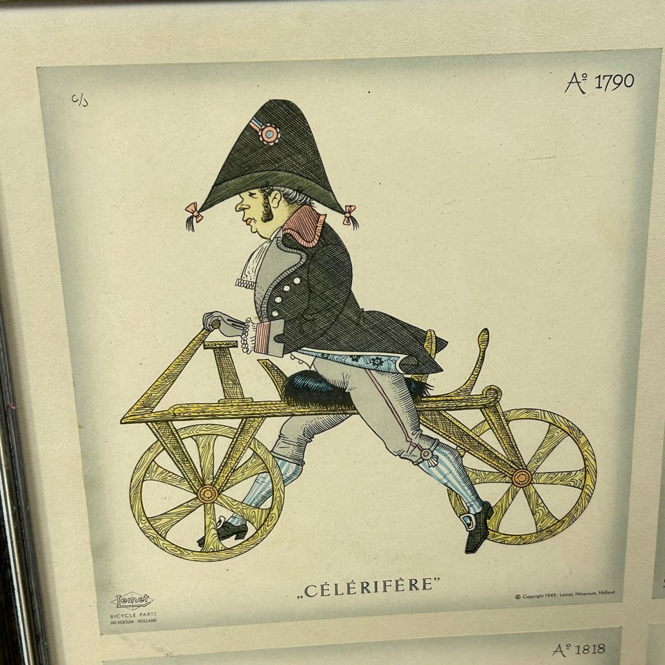 Lemet - Antique Bicycle prints