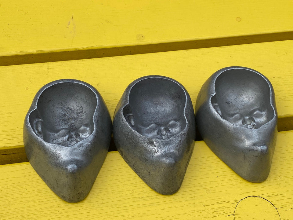 Vintage Mold Baby face - for chocolates, jewelry or soap!