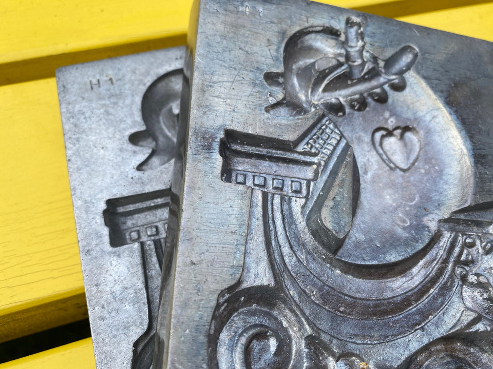 Vintage Mold Sailing Boat with a Heart - for chocolates, jewelry or soap!