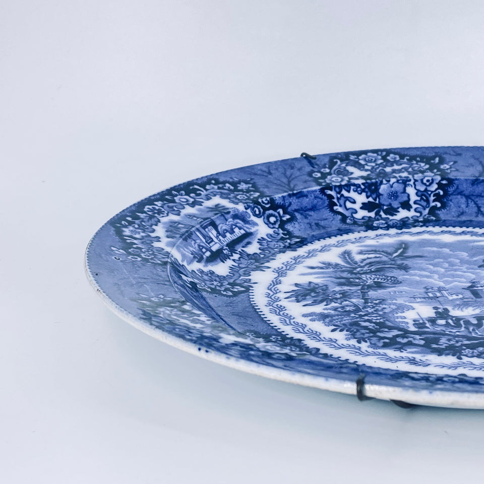 Two Vintage Plates Dutch Delfts Blue from Petrus Regout (Maastricht)