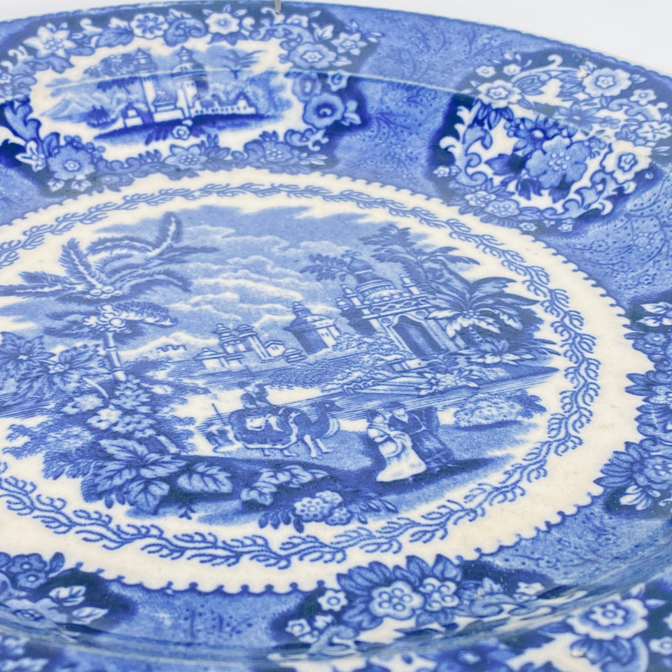 Two Vintage Plates Dutch Delfts Blue from Petrus Regout (Maastricht)