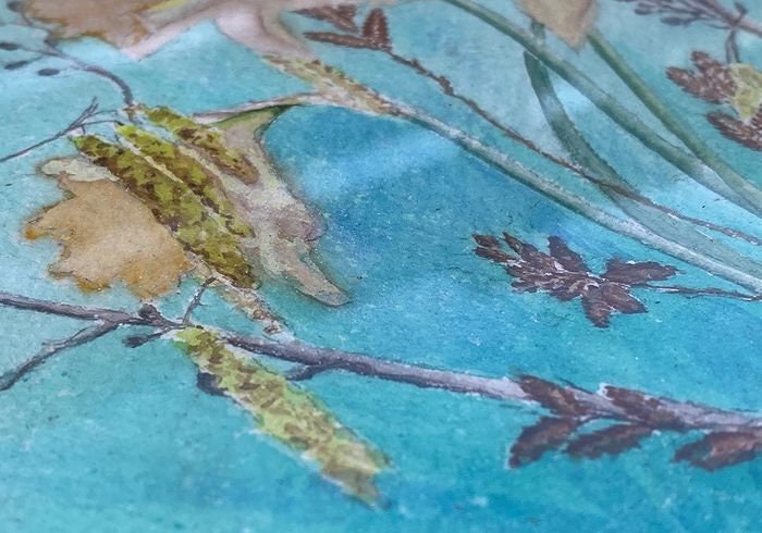 Bloemen in Vaas Aquarel - Wennekes