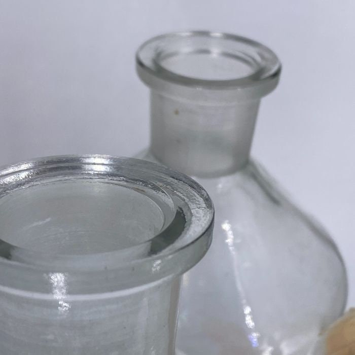 Set of 3 antique vintage Pharmacist bottles