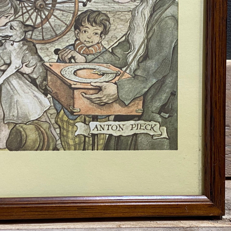 Anton Pieck Print in frame 1