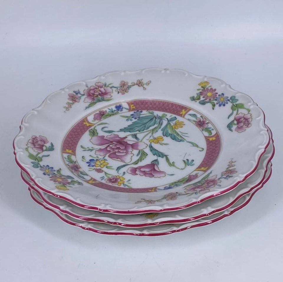 4 Seltmann Weiden Bavaria floral porcelain plates
