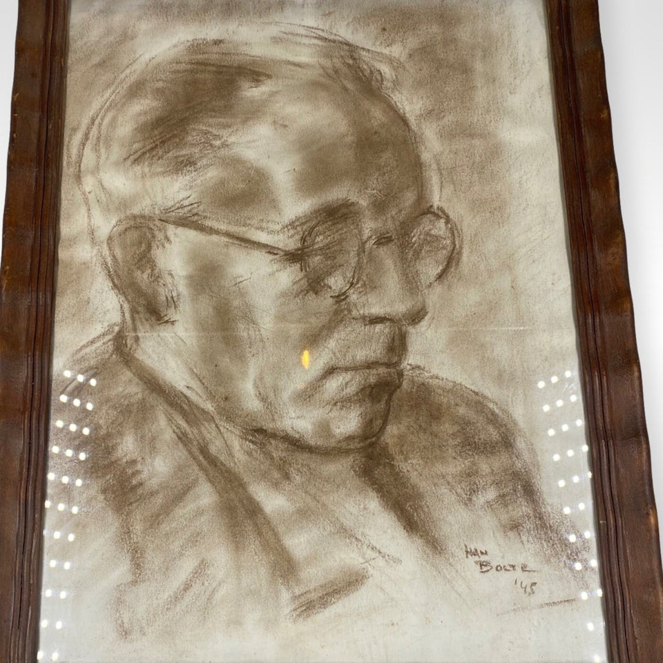 Portrait of Prince Bernhard of the Netherlands, at the end of the war in 1945