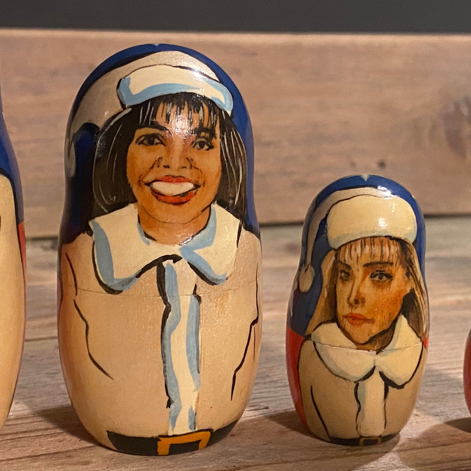 Russian Doll Set - Clinton Family - Bill Clinton - Matryoshka