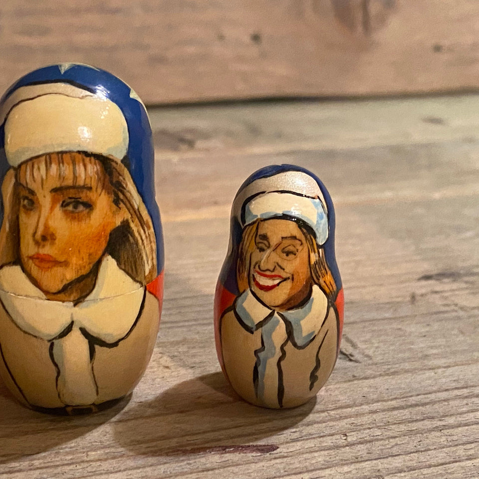 Russian Doll Set - Clinton Family - Bill Clinton - Matryoshka