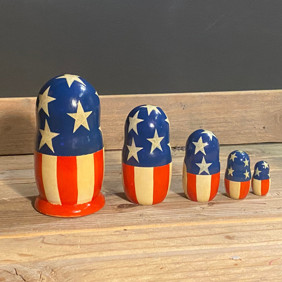 Russian Doll Set - Clinton Family - Bill Clinton - Matryoshka