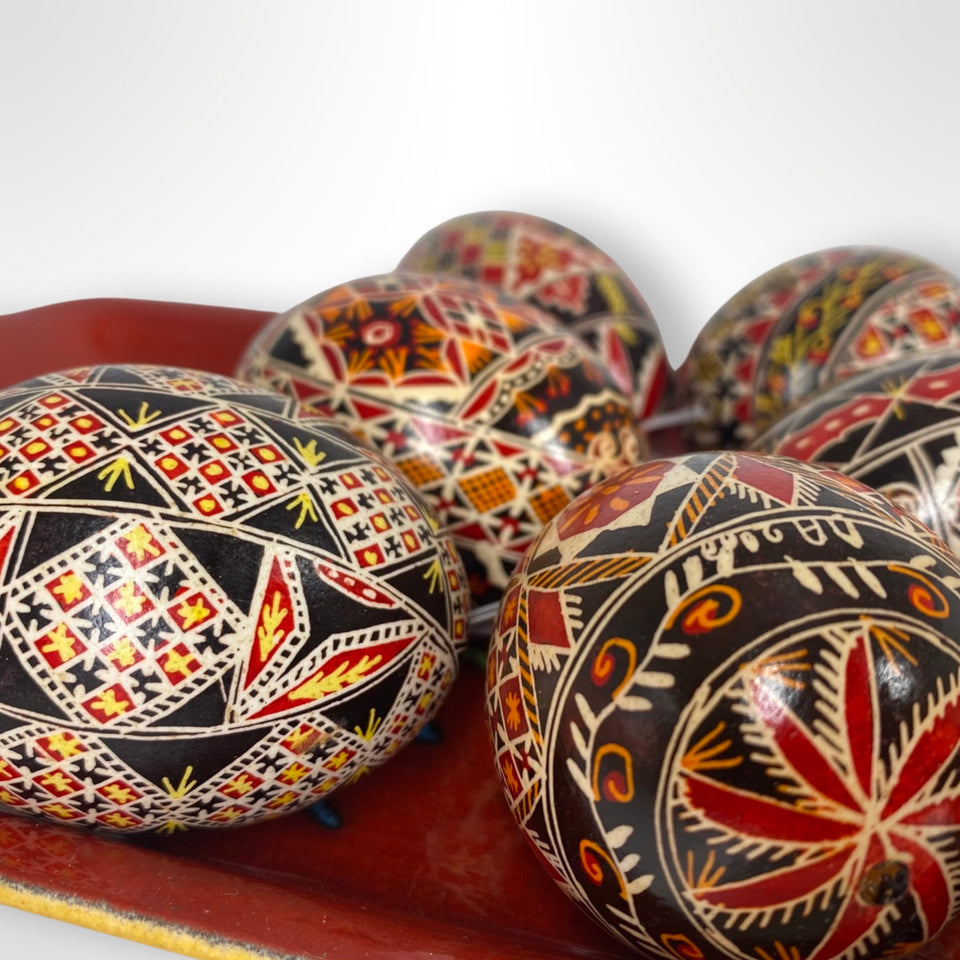 Unieke handgeschilderde Pysanky eieren - Reall eierschaal's hand beschilderd met hanger.  - Bulkverkoopprijzen beschikbaar