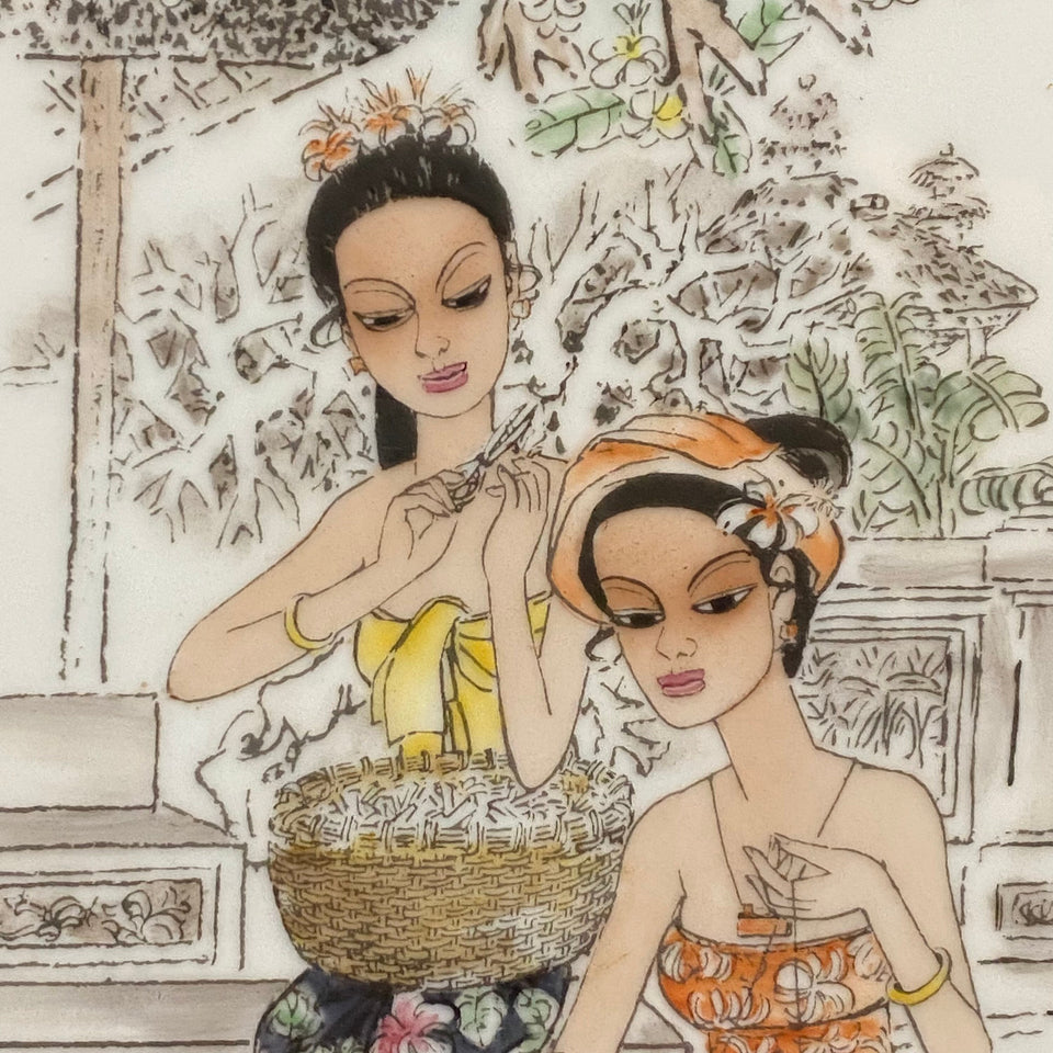 Ceramic Painting - Handpainted - Asia - Singapore