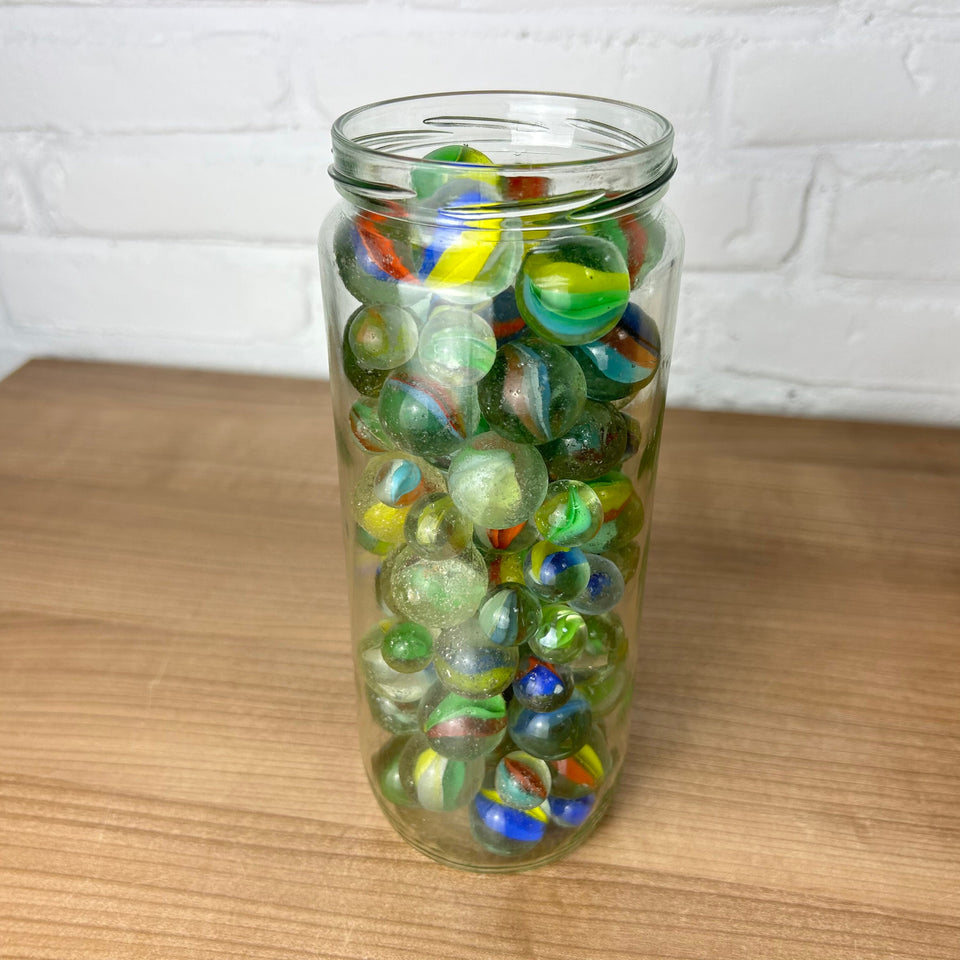 Vintage Large Cat Eye Glass Marbles