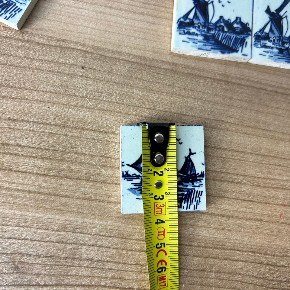 A set of 20 Delft Blue Tiles - Villeroy & Boch Mettlach