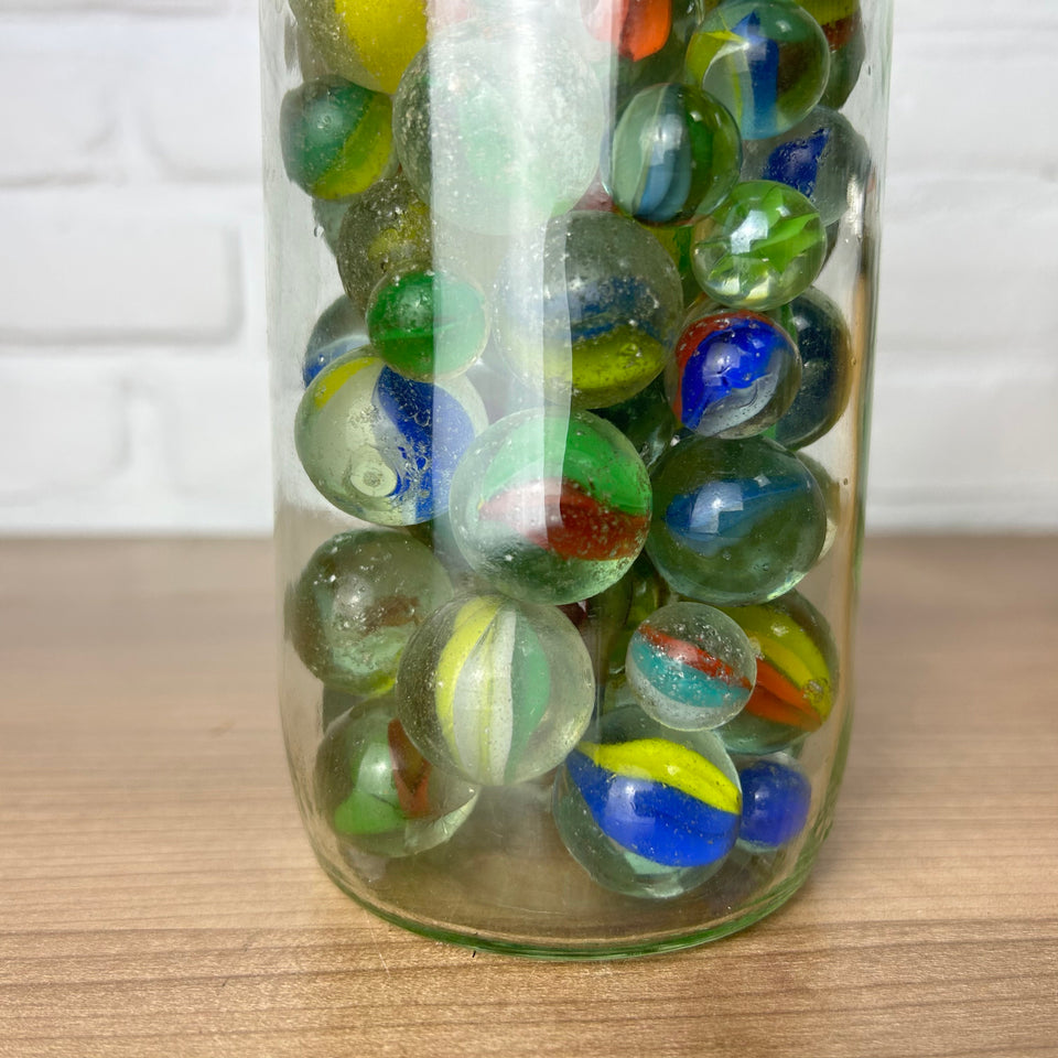 Vintage Large Cat Eye Glass Marbles