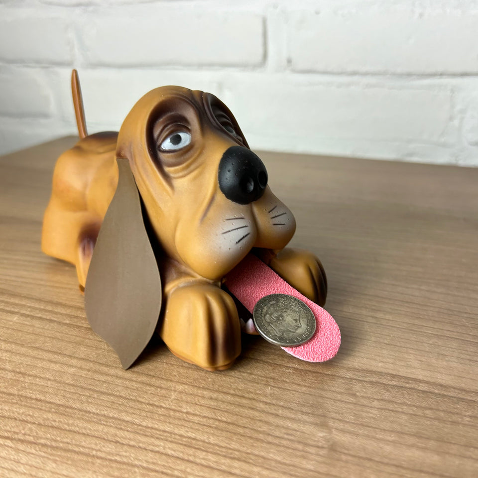 Very rare - The Hound dog Mechanical coin bank, with the unique large tongue