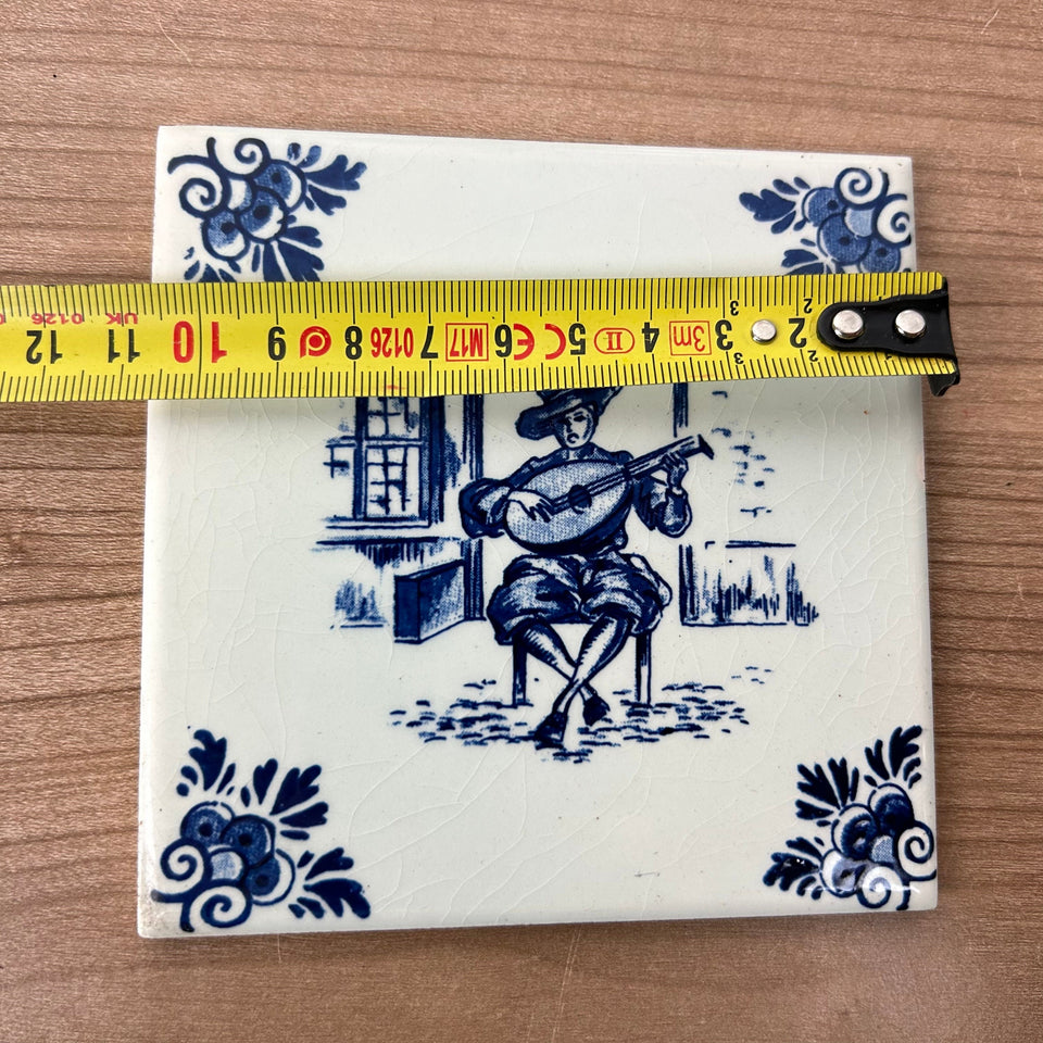 A set of 20 Delft Blue Tiles - Villeroy & Boch Mettlach
